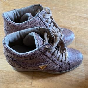 Guess high top shoes
